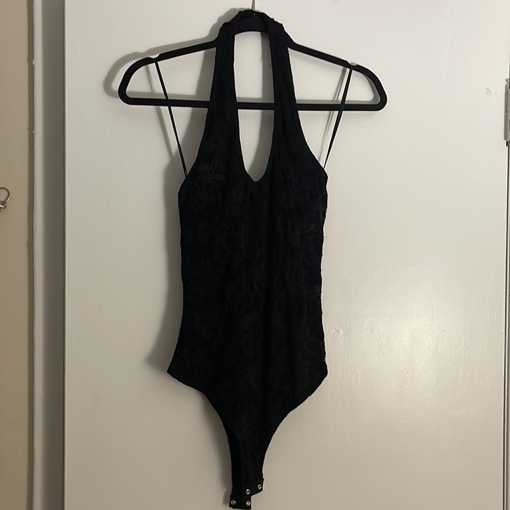 Guess Black lace Bodysuit